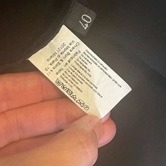 Chiara Boni La Petite Robe Sweetheart Neckline Elegant Black Dress Black Sz 40 - Picture 6 of 7